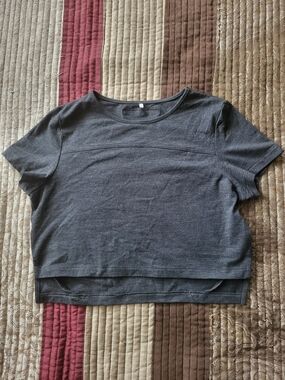 High-Low Cropped T-Shirt